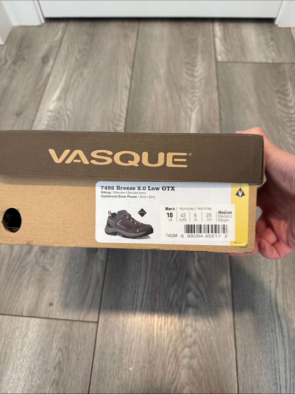 Vasque Breeze 2.0 Low GTX in Gray and Black